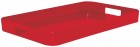 New Generation Gallery Tablett gross rot 53.5x34.5 cm