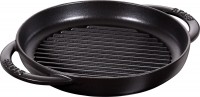 Pure Grillpfanne rund, schwarz, Ø22 cm