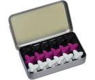 1x Craggles Geschenkbox - weiss & violett & schwarz