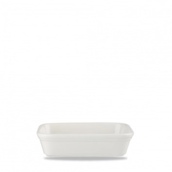 Cookware White flache rechteckige Schale 15.5x11.5cm 40cl