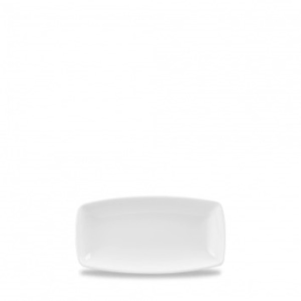 X Squared White Länglicher Teller 19.5x10.3cm