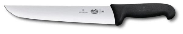 Fibrox, Schlacht- und Bankmesser, 23cm, gerade, schwarz
