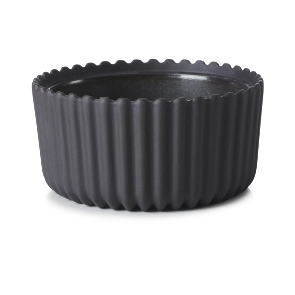 Ramkin Black Smooth Dark Metal H:4.5cm, Ø9cm, 10cl