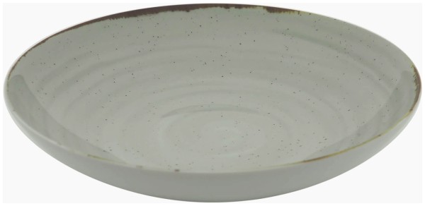 Rustico Teller tief coupe D24cm taupe