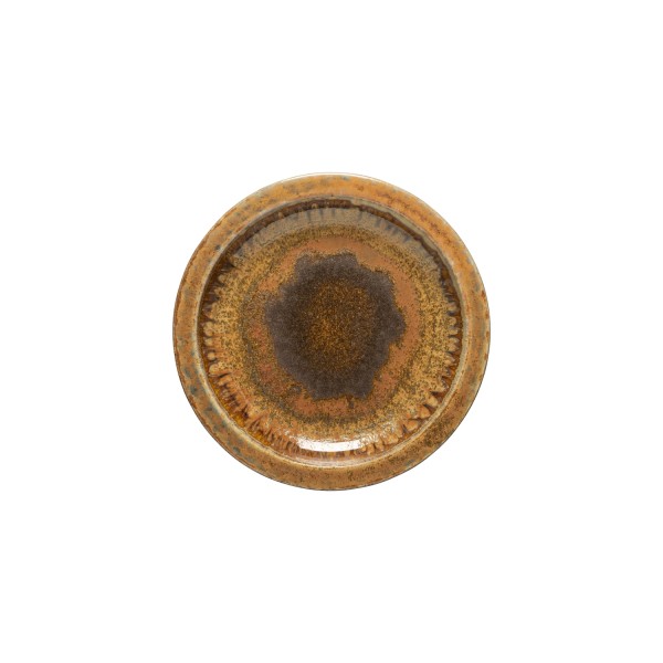 Poterie Teller flach D20.4cm H2.8cm mocha-latte