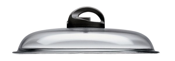 Glasdeckel mit Dampfventil hoch D28cm