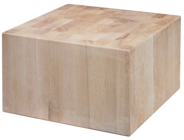 Hackblock Weissbuche 50x50x30cm ohne Untergestell