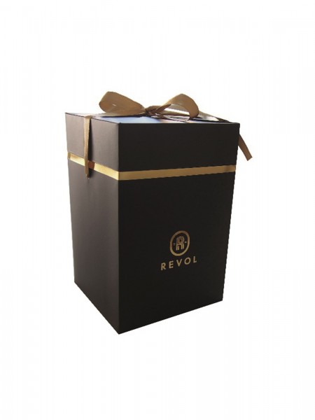 Leere Geschenkbox 13,5 x 13,5 x 20 cm
