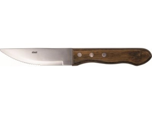 Memphis Steakmesser St.Steel/Wood gezahnte Klinge L:250mm
