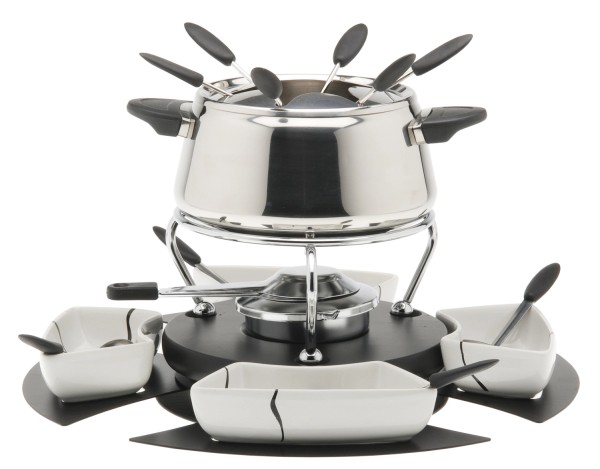 Fondue Set Bianca für Gemüse und Fleisch, 18-teilig