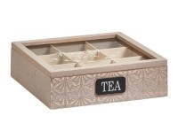 Teebeutelbox Holz 24x34cm