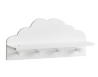 Wandgarderobe Wolke weiss