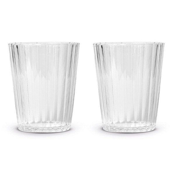 2er Set Gläser aus Acryl 350ml, transparent
