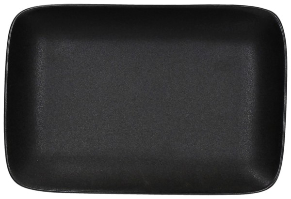 JAP Coupeteller tief rechteckig 27.5x18.5cm schwarz
