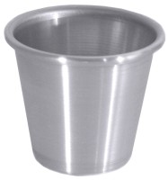 Dariol-/Becherförmchen Ø4.5cm H: 6cm, Alu