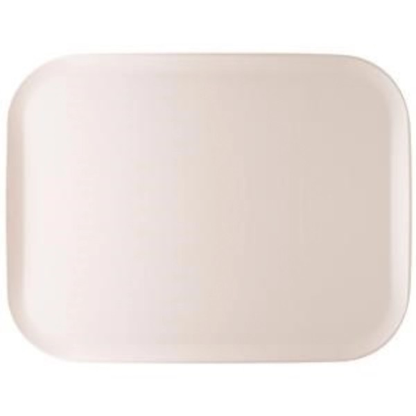 Tablett Roccandia Grain pearl white 43x33cm