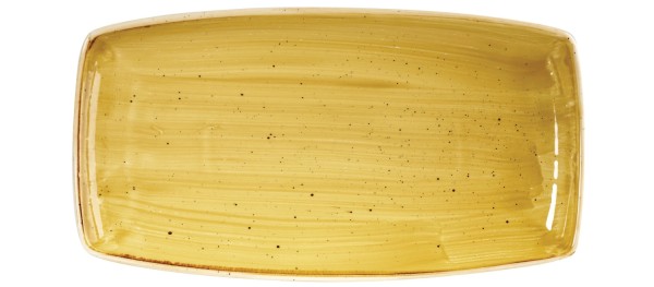 Stonecast Mustard Platte rechteckig 29.5x15cm