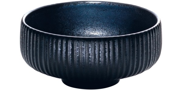 Playground NARA Dip Schälchen Relief schw. D8cm 0.12lt H5cm