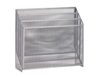 Zeitungsständer Mesh silb.32cm