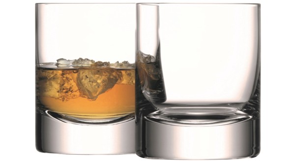 2er Set Bar Whiskyglas 250ml transparent
