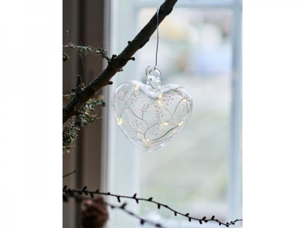 Sirius LED Weihnachtskugel Cozy Herz, gross