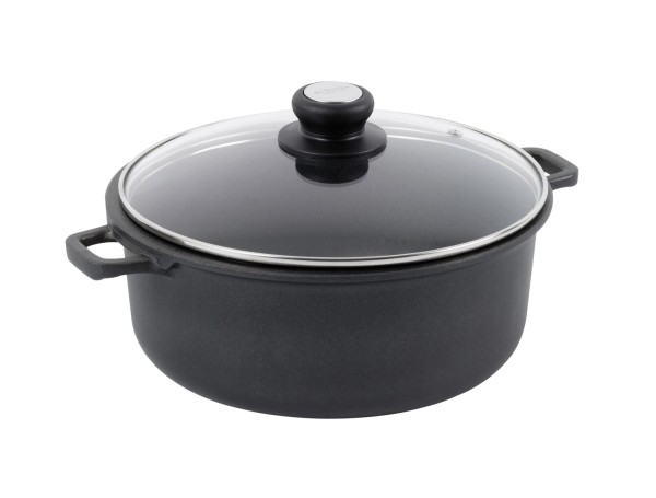 CHOC ExTREME Bratentopf Antihaft D:28cmGlasdeckel Induktion