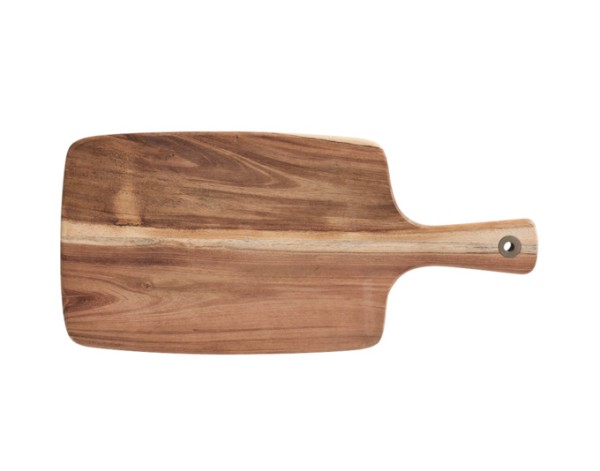 Schneidbr. m.Griff Akazie 42cm