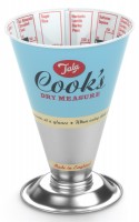1960s Cookie Messbecher, hellblau