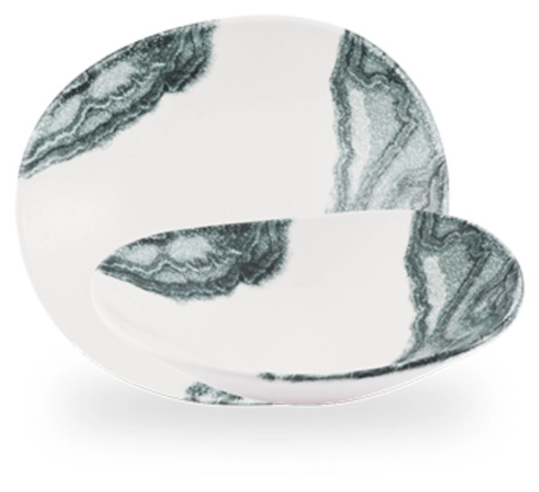 Tide Black Organic Opal Schale 23cm