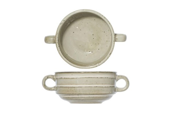 Venezia Tre Suppenschüssel mit 2 Griffen, 33cl, 11.5x5.8cm