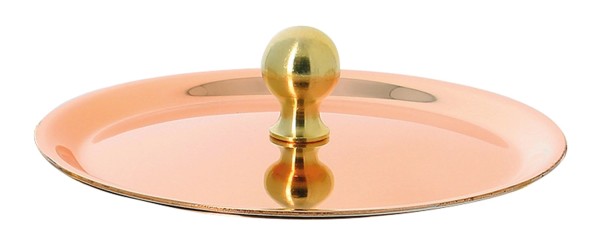 INOCUIVRE Deckel Kupfer/Edelst. D:20cm mit Messinggriff