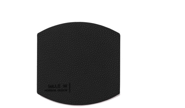 Untersetzer oval schwarz