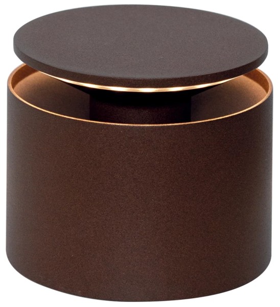 Push-Up Tischlampe D12x8.3cm corten