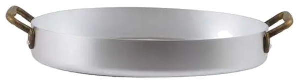 Pfanne mit Griffen oval D26cm H4.8cm