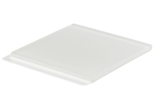 Ice Platte für Buffet 30x30x1cm weiss Nacryl