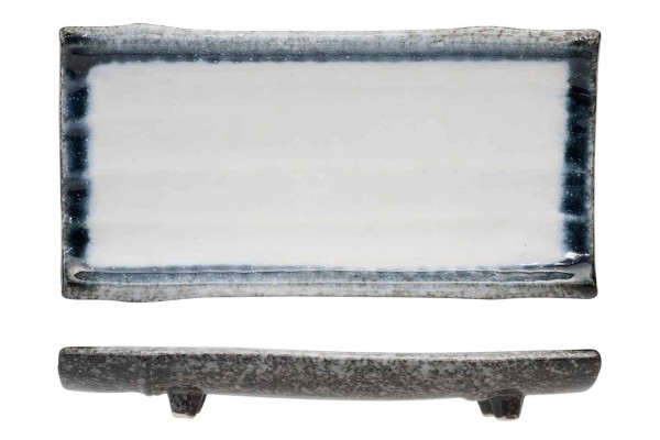 Sea Pearl Schale, 4 Füsse, 24.5x12.5x3.5cm