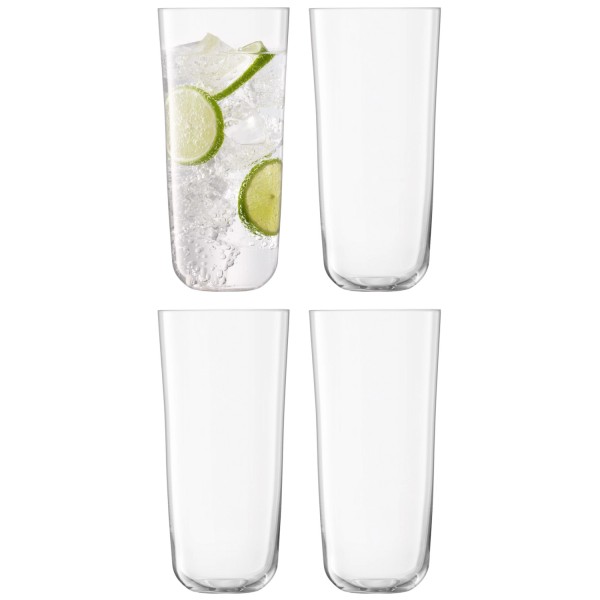4er Set Arc Longdrinkglas 550ml klar