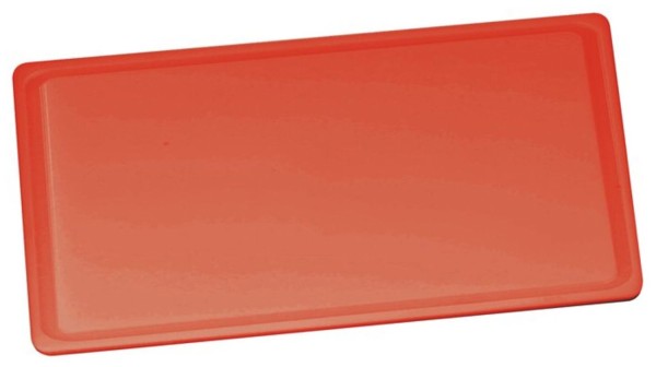 Schneidebrett mit Saftrille GN 2/1 H: 2cm rot