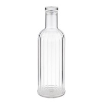Flasche STRIPES D9cm H28,5cm 1lt transparent