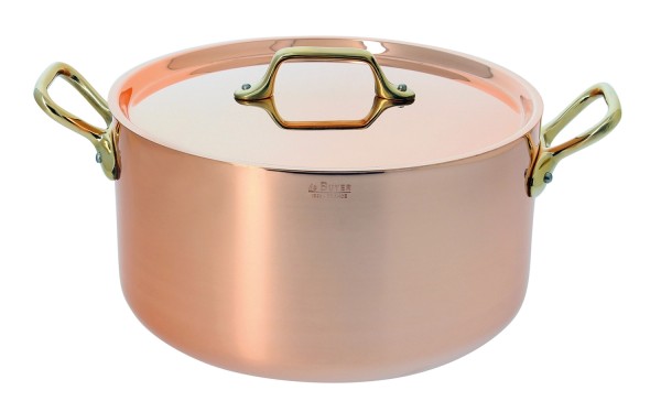 INOCUIVRE Bratentopf Kupfer/Edelst. D:24cm Deckel