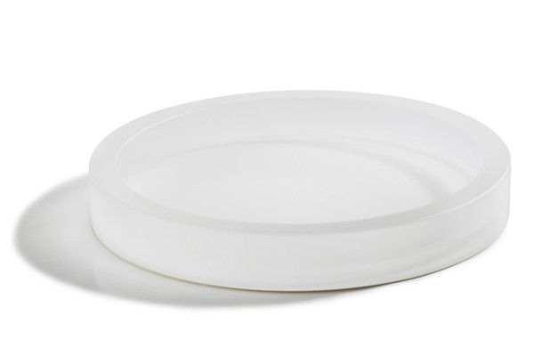 Ice Platte rund D30cm H4cm 1.2l weiss Nacryl