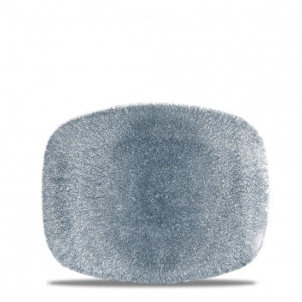 S.P. Raku Topaz Blue Platte rechteckig 26.1x20.2cm