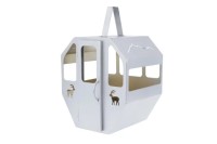 Laterne Gondel silber mini