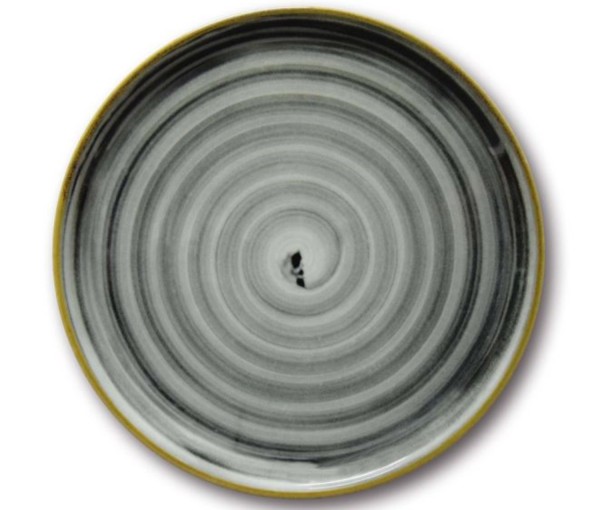 Napoli Pizza Teller 33cm Circus schwarz