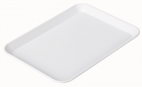 Rechteckige Schale 24x18cm - ABS weiss
