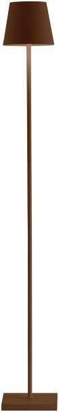Poldina Pro Stehlampe 17x17x122cm corten
