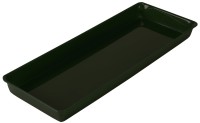 Rechteckige Schale 5xGN1/4 81x26.5x4cm schwarz