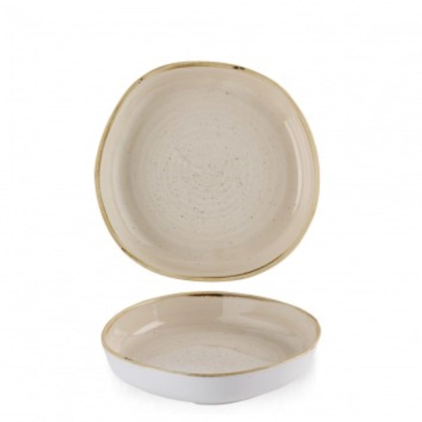 Stonecast Nutmeg Cream Organic Walled Schüssel 23cm