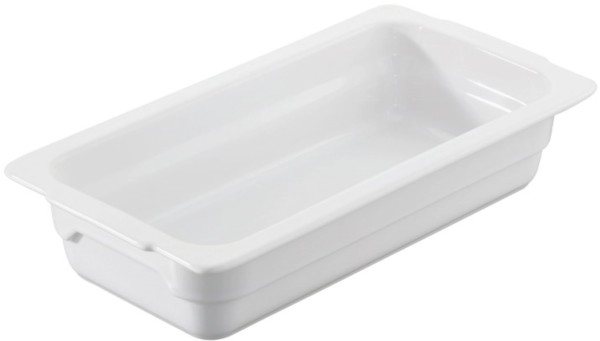 Gastro Hotel Auflaufform GN 1/3, 32.5x17.6x6.5cm, weiss