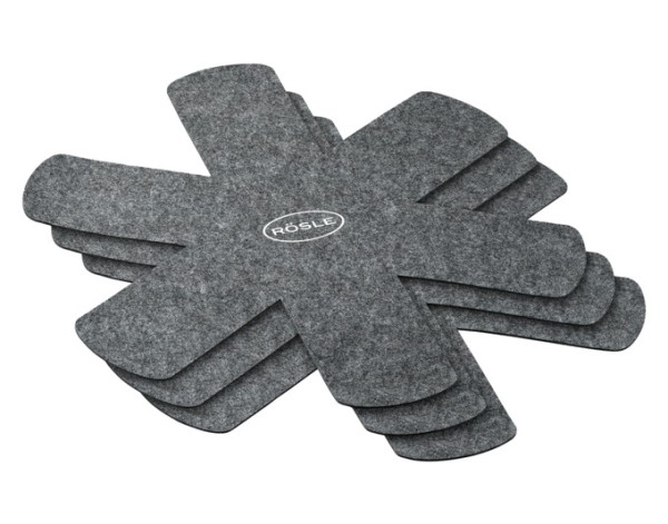 Pfannenschutz 3St. grau ø 40